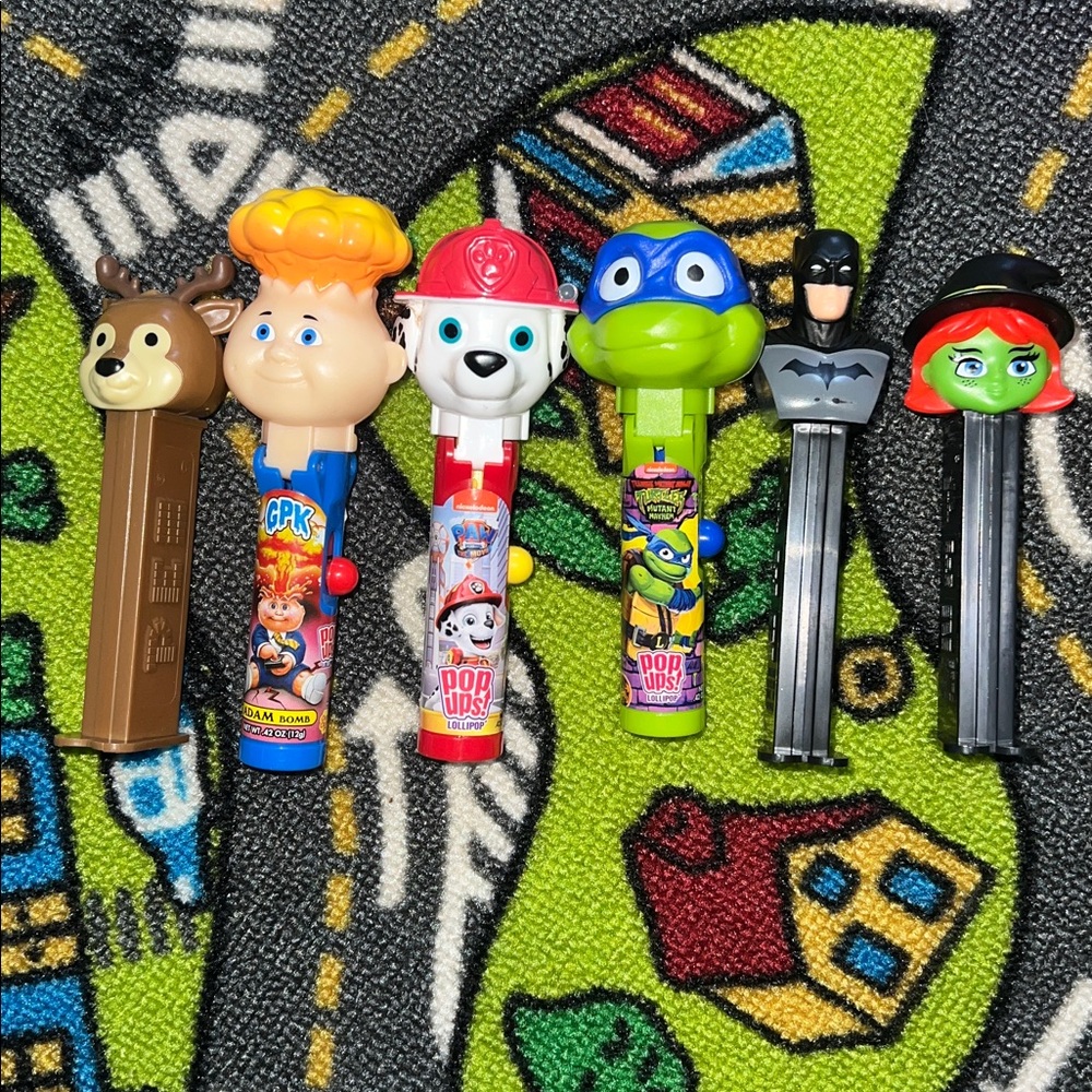 Assorted Character Candy Dispensers